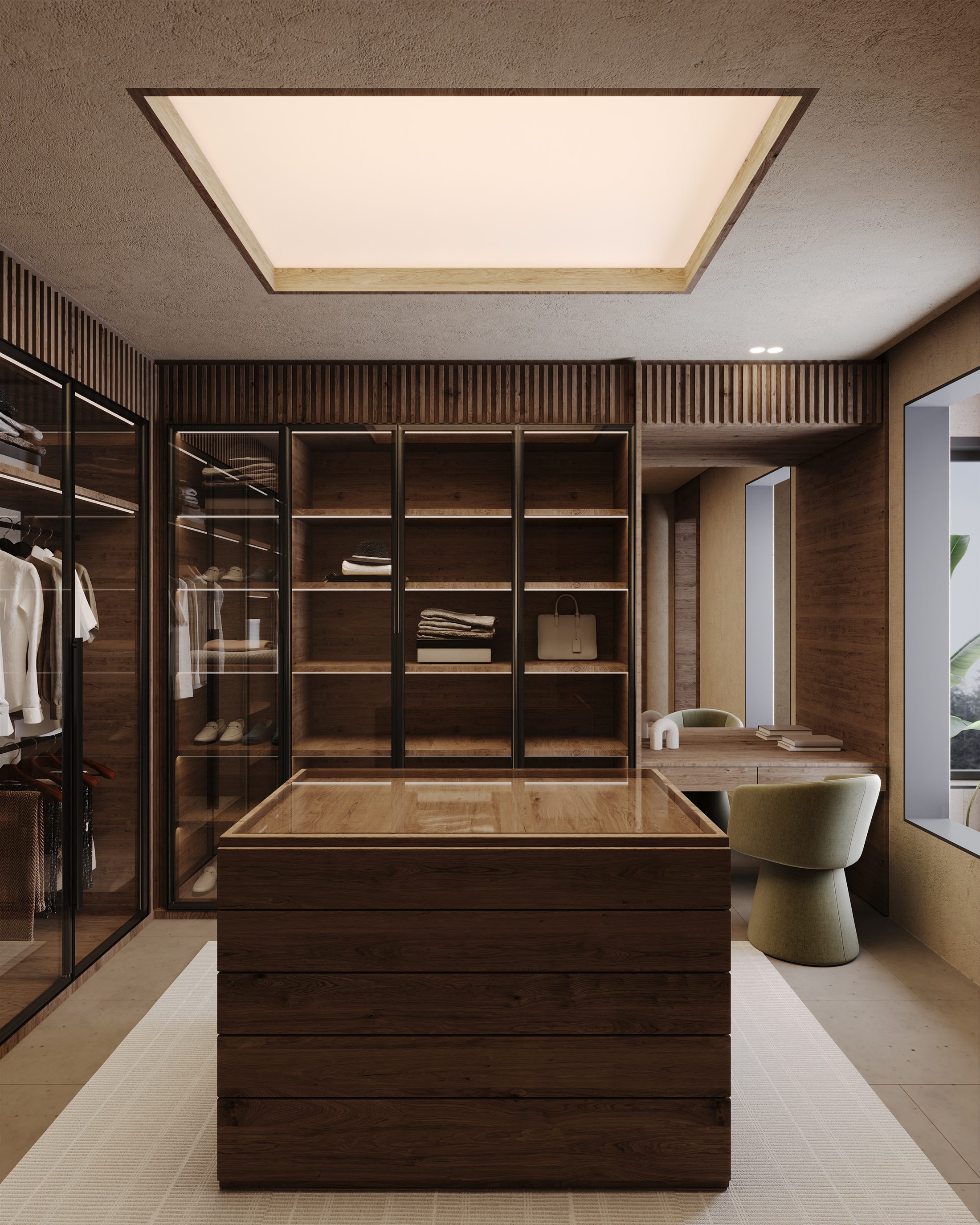 Private dressing room