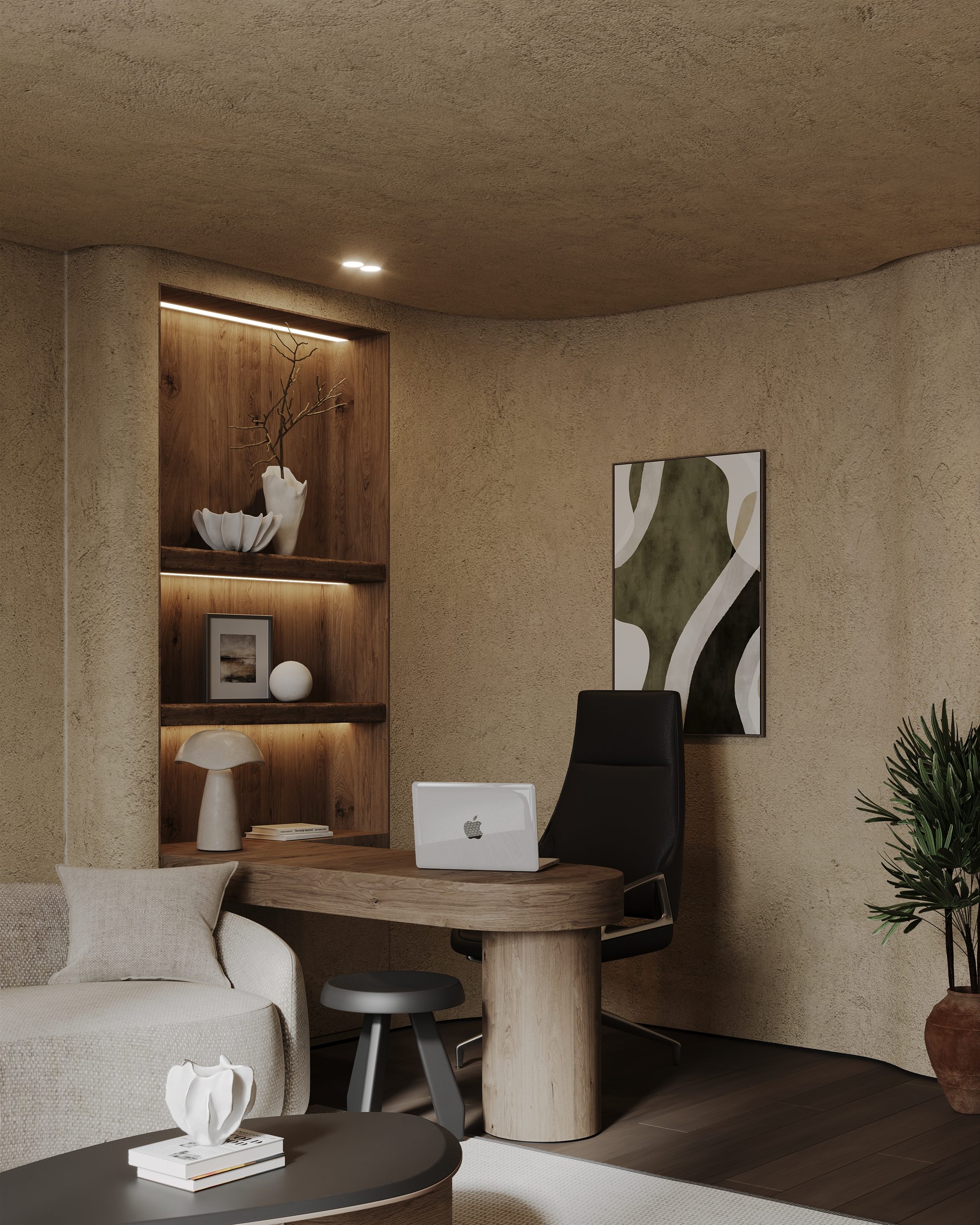 Abeer residence, home office